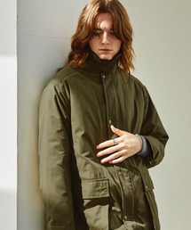 EMMA CLOTHES | オーバーサイズハンティングコート/ミリタリーモッズコート/裏キルティング EMMA CLOTHES AW(ミリタリージャケット)