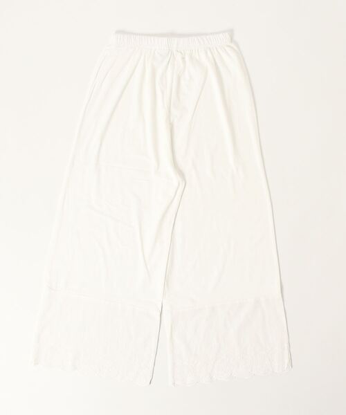 Viola e Viola（ヴィオラエヴィオラ）の「あったか綿裾レースペチパン（その他アンダーウェア/インナー・レディース・ホワイト/ブラック/ライトグレー・M/LL/3L/L）」の16枚目の写真