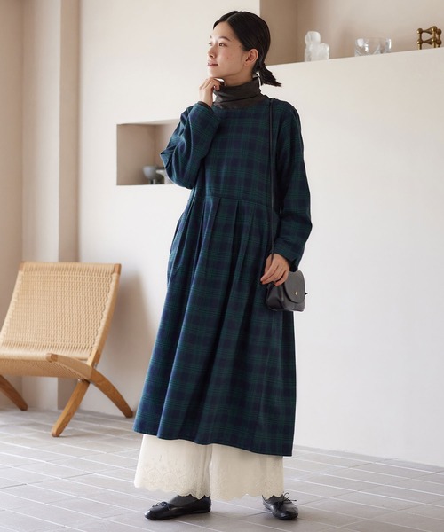 Viola e Viola（ヴィオラエヴィオラ）の「あったか綿裾レースペチパン（その他アンダーウェア/インナー・レディース・ホワイト/ブラック/ライトグレー・M/LL/3L/L）」の11枚目の写真