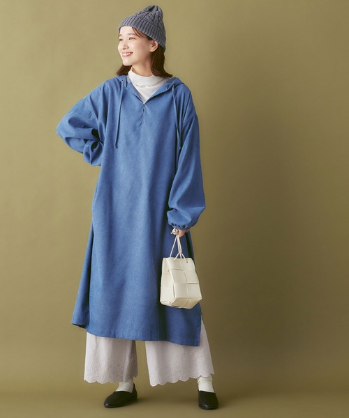 Viola e Viola（ヴィオラエヴィオラ）の「あったか綿裾レースペチパン（その他アンダーウェア/インナー・レディース・ホワイト/ブラック/ライトグレー・M/LL/3L/L）」の12枚目の写真