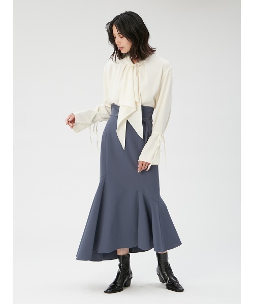 FRAY I.D（フレイアイディー）の「アシンメトリーマーメイドスカート（スカート・レディース・その他/ブルー/アイボリー・1/0）」の21枚目の写真