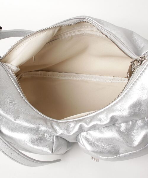 SHAGGIE(シャギー)の「メタリックアウトポケットショルダーバッグ(ショルダーバッグ・レディース・ブラウン/ブラック/シルバー・FREE)」の13枚目の写真