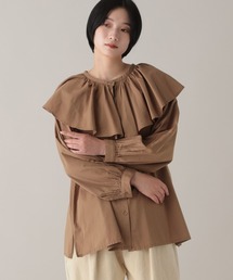 studio CLIP | 《natural by clip》ラッフルカラーブラウス(シャツ/ブラウス)