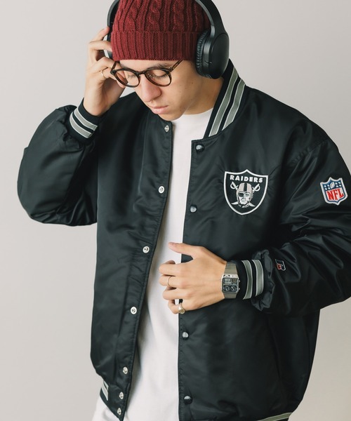 RAIDERS新品Russell レイダース NFL スタジャン RUSSEL ATHLETIC ラッセルアスレティック NFL-RAIDERS STADIUM