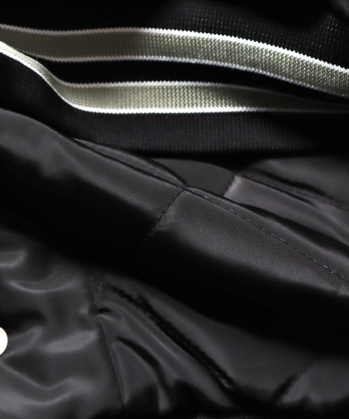 Russell Athletic(ラッセルアスレティック)の「Russell Athletic/ラッセルアスレティック NFL 'RAIDERS' Stadium Jacket スタジャン(スタジャン・メンズ・ブラック・M/XL/L)」の13枚目の写真