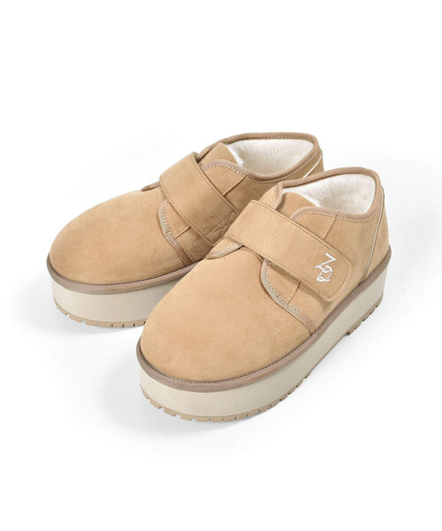 ZIDDY（ジディ）の「【 ニコ☆プチ 掲載 】厚底ムートンブーツ(21~24cm)（ブーツ・キッズ・ベージュ/ブラック・24.0cm/23.0cm/22.0cm/21.0cm）」の15枚目の写真