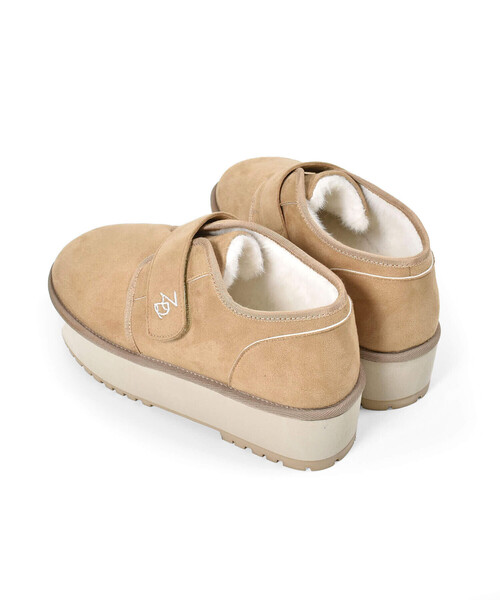 ZIDDY（ジディ）の「【 ニコ☆プチ 掲載 】厚底ムートンブーツ(21~24cm)（ブーツ・キッズ・ベージュ/ブラック・24.0cm/23.0cm/22.0cm/21.0cm）」の16枚目の写真