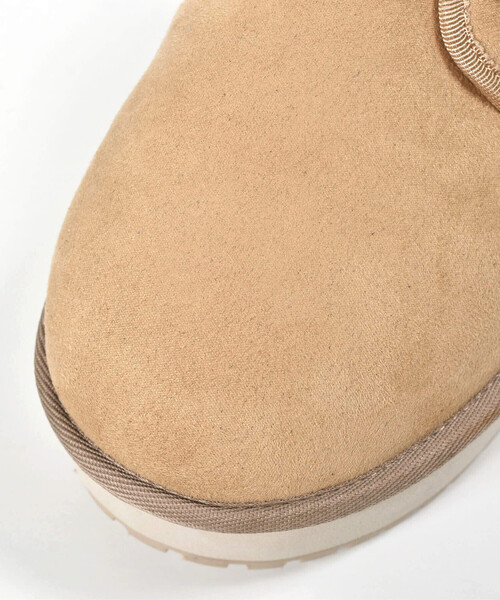 ZIDDY（ジディ）の「【 ニコ☆プチ 掲載 】厚底ムートンブーツ(21~24cm)（ブーツ・キッズ・ベージュ/ブラック・24.0cm/23.0cm/22.0cm/21.0cm）」の18枚目の写真
