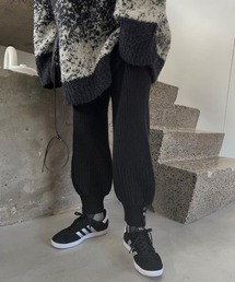 WILLFULLY | button slit cocoon jogger knit PT(その他パンツ)