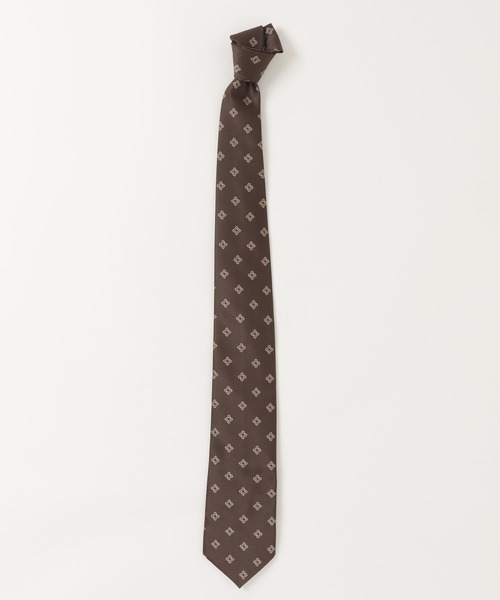 CALIFORNIA OUTFITTERS（カリフォルニア アウトフィッターズ）の「STD 3-10C7 ネクタイ ベーシック タイ 小紋 ストライプ  ギフト（ネクタイ・メンズ・ワイン系1/ベージュ系/ワイン系3/ネイビー系/ネイビー系1/レッド/ネイビー系2/グリーン/グレー/ワイン系/ブラウン/ワイン系2/パープル系1/ネイビー系3/パープル系・ONESIZE）」の18枚目の写真