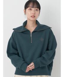 earth music&ecology（アースミュージックアンドエコロジー）の「ハーフZIP裏起毛プルオーバー（Tシャツ/カットソー）」