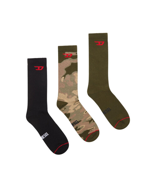 DIESEL（ディーゼル）の「メンズ ソックス 3枚パック（ソックス/靴下・メンズ・ブラック系その他/その他・LARGE/SMALL/MEDIUM）」の4枚目の写真