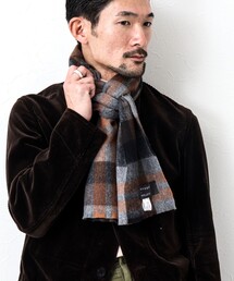 Begg & Co | 【BEGG&CO/ベグアンドコー】別注ウールカシミヤチェックマフラー30(マフラー)
