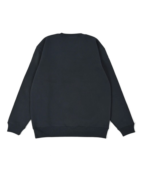 NOTHINKER(ノーシンカー)の「Have fun in the nights Crewneck Sweat(スウェット・メンズ・アッシュグレー/ネイビー・MEDIUM/LARGE/X-LARGE)」の7枚目の写真