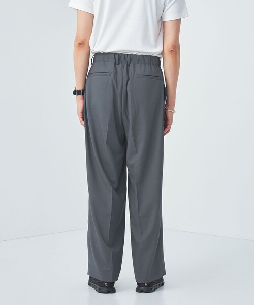 green label relaxing（グリーンレーベルリラクシング）の「【WEB限定】＜GLR or＞ワイド 1P スラックス パンツ（その他パンツ・メンズ・ベージュ/ダークグレー/ブラック・S/L/M）」の13枚目の写真