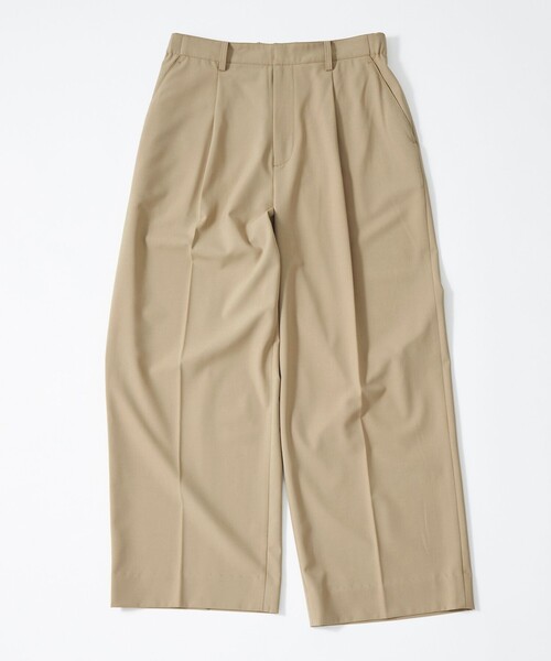 green label relaxing（グリーンレーベルリラクシング）の「【WEB限定】＜GLR or＞ワイド 1P スラックス パンツ（その他パンツ・メンズ・ベージュ/ダークグレー/ブラック・S/L/M）」の14枚目の写真