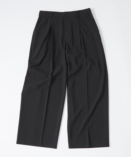 green label relaxing（グリーンレーベルリラクシング）の「【WEB限定】＜GLR or＞ワイド 1P スラックス パンツ（その他パンツ・メンズ・ベージュ/ダークグレー/ブラック・S/L/M）」の12枚目の写真