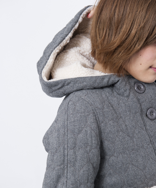 MILKFED.（ミルクフェド）の「HEART QUILTED COAT（その他アウター・レディース・アッシュ/ネイビー・MEDIUM/SMALL）」の7枚目の写真