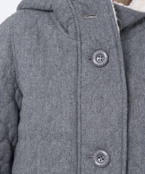 MILKFED.（ミルクフェド）の「HEART QUILTED COAT（その他アウター・レディース・アッシュ/ネイビー・MEDIUM/SMALL）」の9枚目の写真