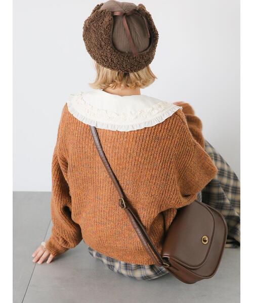 ehka sopo（エヘカソポ）の「フリル丸襟ブラウス（シャツ/ブラウス・レディース・オフホワイト/キナリ・F）」の11枚目の写真