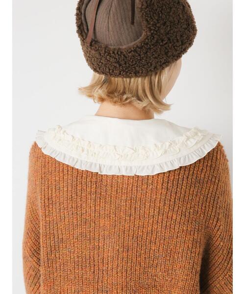 ehka sopo（エヘカソポ）の「フリル丸襟ブラウス（シャツ/ブラウス・レディース・オフホワイト/キナリ・F）」の12枚目の写真