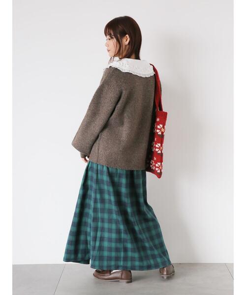 ehka sopo（エヘカソポ）の「フリル丸襟ブラウス（シャツ/ブラウス・レディース・オフホワイト/キナリ・F）」の19枚目の写真