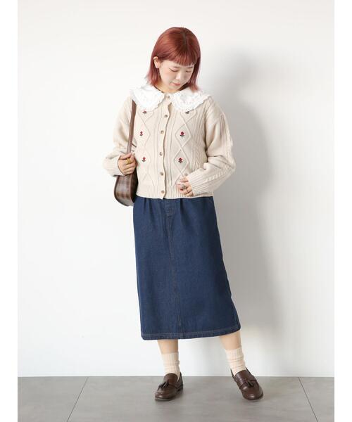 ehka sopo（エヘカソポ）の「フリル丸襟ブラウス（シャツ/ブラウス・レディース・オフホワイト/キナリ・F）」の22枚目の写真