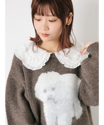 ehka sopo | フリル丸襟ブラウス(シャツ/ブラウス)