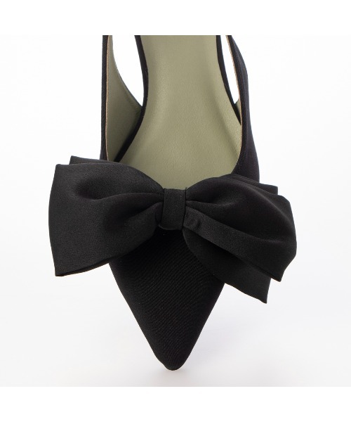 EVOL(イーボル)の「一部WEB限定カラー【EVOL】取り外し可リボンバックバンドパンプス IW5277(パンプス・レディース・ブラック/シルバー/ゴールド/インディゴブルー・22.0cm/22.5cm/23.0cm/23.5cm/24.0cm/24.5cm/25.0cm)」の9枚目の写真