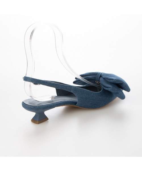 EVOL(イーボル)の「一部WEB限定カラー【EVOL】取り外し可リボンバックバンドパンプス IW5277(パンプス・レディース・ブラック/シルバー/ゴールド/インディゴブルー・22.0cm/22.5cm/23.0cm/23.5cm/24.0cm/24.5cm/25.0cm)」の13枚目の写真