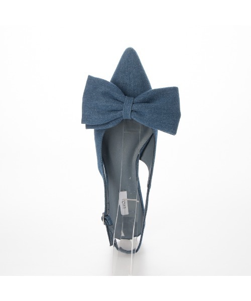 EVOL(イーボル)の「一部WEB限定カラー【EVOL】取り外し可リボンバックバンドパンプス IW5277(パンプス・レディース・ブラック/シルバー/ゴールド/インディゴブルー・22.0cm/22.5cm/23.0cm/23.5cm/24.0cm/24.5cm/25.0cm)」の14枚目の写真