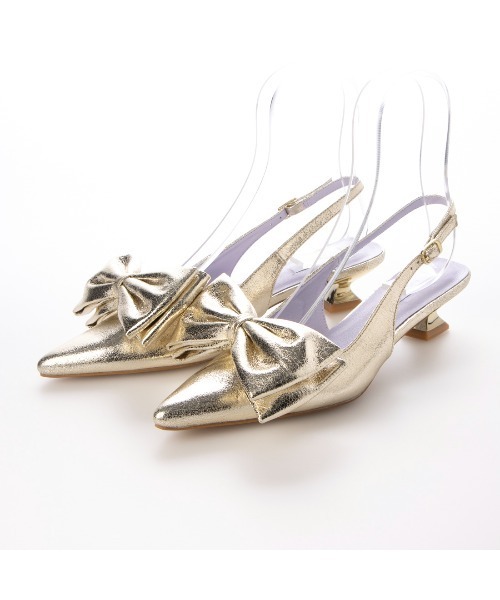 EVOL(イーボル)の「一部WEB限定カラー【EVOL】取り外し可リボンバックバンドパンプス IW5277(パンプス・レディース・ブラック/シルバー/ゴールド/インディゴブルー・22.0cm/22.5cm/23.0cm/23.5cm/24.0cm/24.5cm/25.0cm)」の17枚目の写真