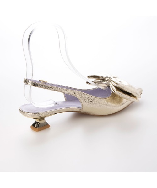 EVOL(イーボル)の「一部WEB限定カラー【EVOL】取り外し可リボンバックバンドパンプス IW5277(パンプス・レディース・ブラック/シルバー/ゴールド/インディゴブルー・22.0cm/22.5cm/23.0cm/23.5cm/24.0cm/24.5cm/25.0cm)」の19枚目の写真