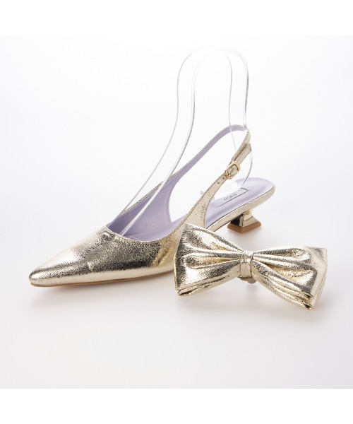 EVOL(イーボル)の「一部WEB限定カラー【EVOL】取り外し可リボンバックバンドパンプス IW5277(パンプス・レディース・ブラック/シルバー/ゴールド/インディゴブルー・22.0cm/22.5cm/23.0cm/23.5cm/24.0cm/24.5cm/25.0cm)」の22枚目の写真