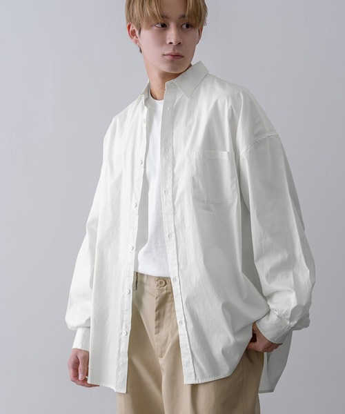 improves(インプローブス)の「ブロード レギュラーカラー 長袖シャツ(シャツ/ブラウス・メンズ・ホワイト/サックスブルー/ブラック・LARGE/MEDIUM/X-LARGE)」の1枚目の写真