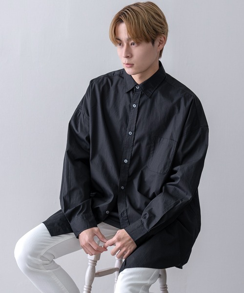 improves(インプローブス)の「ブロード レギュラーカラー 長袖シャツ(シャツ/ブラウス・メンズ・ホワイト/サックスブルー/ブラック・LARGE/MEDIUM/X-LARGE)」の10枚目の写真