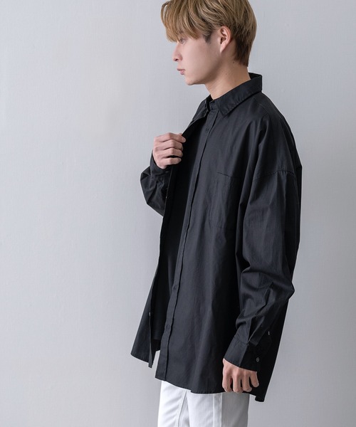 improves(インプローブス)の「ブロード レギュラーカラー 長袖シャツ(シャツ/ブラウス・メンズ・ホワイト/サックスブルー/ブラック・LARGE/MEDIUM/X-LARGE)」の11枚目の写真