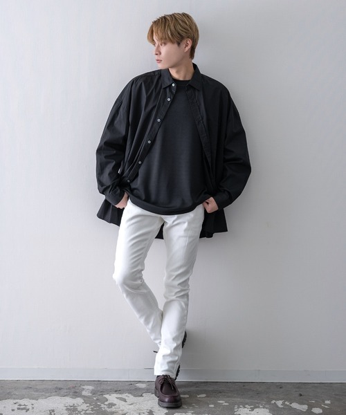 improves(インプローブス)の「ブロード レギュラーカラー 長袖シャツ(シャツ/ブラウス・メンズ・ホワイト/サックスブルー/ブラック・LARGE/MEDIUM/X-LARGE)」の13枚目の写真