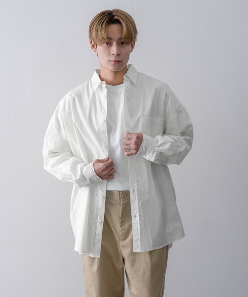 improves(インプローブス)の「ブロード レギュラーカラー 長袖シャツ(シャツ/ブラウス・メンズ・ホワイト/サックスブルー/ブラック・LARGE/MEDIUM/X-LARGE)」の4枚目の写真