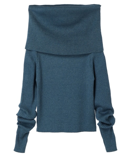 DURAS（デュラス）の「Offshol loose knit（ニット/セーター・レディース・ブラウン/ブルー/ピンク・FREE）」の15枚目の写真