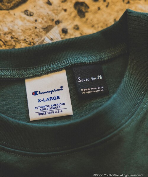Beams champion Sonicyouth 新品未使用　かグリーン　L Beams champion Sonicyouth 新品未使用 かグリーン L - メルカリ