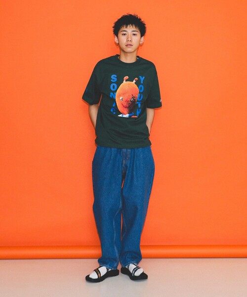 Champion（チャンピオン）の「Champion for BEAMS × SONIC YOUTH / 別注 プリント Tシャツ（Tシャツ/カットソー・メンズ・グリーン/ブラック系その他4/ホワイト・SMALL/MEDIUM/LARGE/X-LARGE）」の7枚目の写真