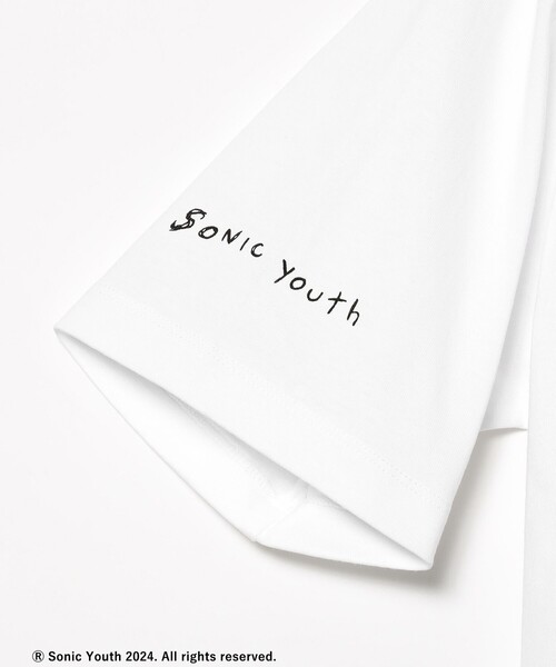 Champion（チャンピオン）の「Champion for BEAMS × SONIC YOUTH / 別注 プリント Tシャツ（Tシャツ/カットソー・メンズ・グリーン/ブラック系その他4/ホワイト・SMALL/MEDIUM/LARGE/X-LARGE）」の10枚目の写真