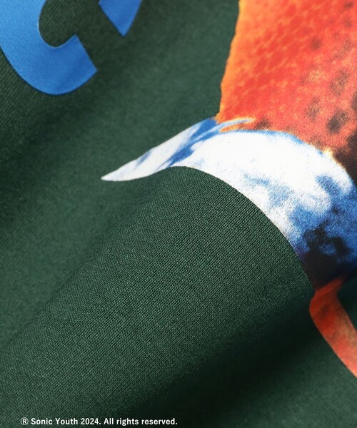 Champion（チャンピオン）の「Champion for BEAMS × SONIC YOUTH / 別注 プリント Tシャツ（Tシャツ/カットソー・メンズ・グリーン/ブラック系その他4/ホワイト・SMALL/MEDIUM/LARGE/X-LARGE）」の21枚目の写真