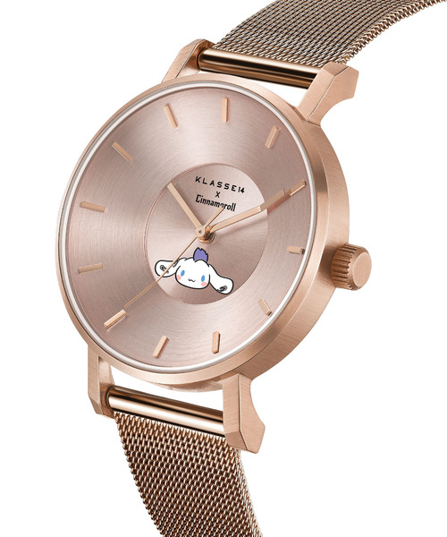 sanrio(サンリオ)の「〈KLASSE14×SANRIO/クラス14×サンリオ〉VOLARE MESH 腕時計(アナログ腕時計・レディース・ゴールド/ダークブラック・36mm)」の17枚目の写真