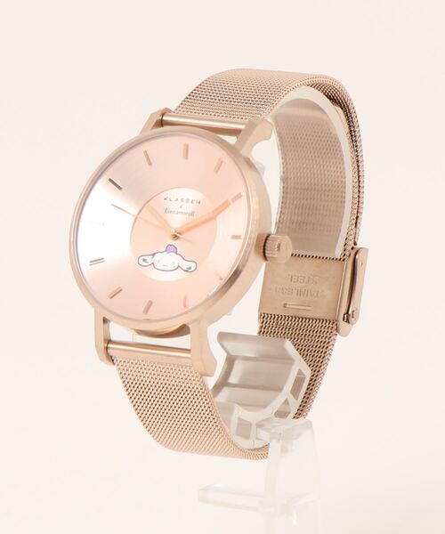 sanrio(サンリオ)の「〈KLASSE14×SANRIO/クラス14×サンリオ〉VOLARE MESH 腕時計(アナログ腕時計・レディース・ゴールド/ダークブラック・36mm)」の8枚目の写真