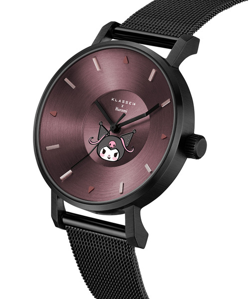 sanrio(サンリオ)の「〈KLASSE14×SANRIO/クラス14×サンリオ〉VOLARE MESH 腕時計(アナログ腕時計・レディース・ゴールド/ダークブラック・36mm)」の12枚目の写真