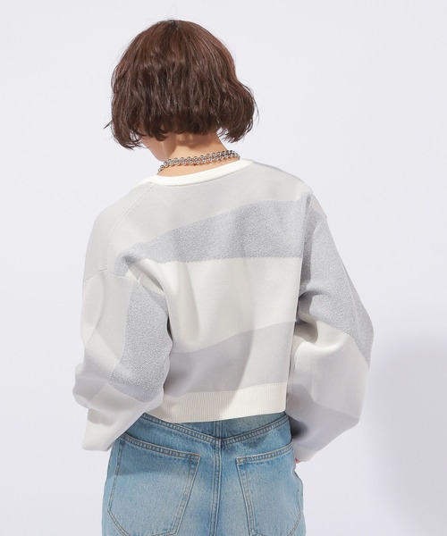 PAGEBOY（ページボーイ）の「カラーブロックショートカーディガン（カーディガン/ボレロ・レディース・オフホワイト/ブラック系その他/ブラック・FREE）」の18枚目の写真