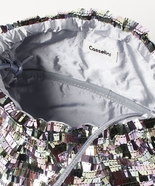 Casselini(キャセリーニ)の「【CASSELINI/キャセリーニ】フリルスパンコールバッグ(ショルダーバッグ・レディース・シルバー/ゴールド・FREE)」の11枚目の写真