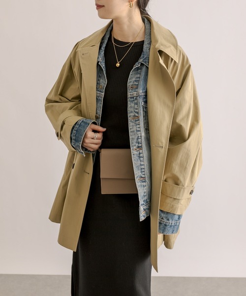 RIVE DROITE（リヴドロワ）の「2wayボディバッグ（ショルダーバッグ・レディース・サックスブルー/モカ・FREE）」の6枚目の写真